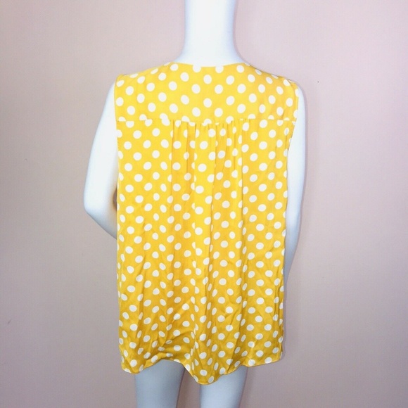 INC International Concepts XL Top NEW Yellow Ivory - Picture 3 of 4